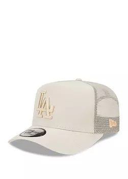 Tech ripstop trucker los angeles dodgers бежевая шляпа New Era