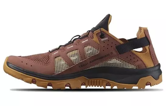 Techamphibian 5 Кроссовки женские с низким верхом, желтые Salomon