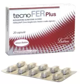 Tecnofer Plus Железосодержащая добавка 20 капсул