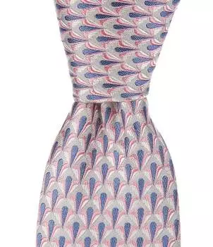 Ted Baker London Desmond Neat Pattern 3 1/4 Шелковый галстук, серый