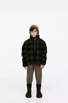 Тедди куртка Arket, хаки