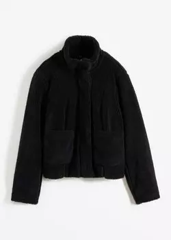 Тедди куртка Bodyflirt, черный