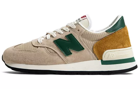 Тедди Сантис x New Balance 990v1 MiUSA Тан Зеленый