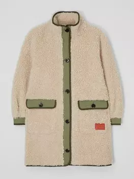 Тедди шуба Scotch & Soda, песочный