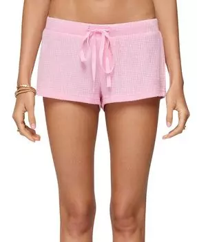 Тедди Уоффл Шорты Edikted, розовый