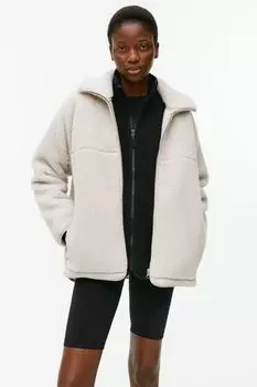 Тедди-жакет с воротником стойкой ARKET