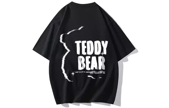 Teddy Bear Футболка унисекс с мишкой Тедди, Черный