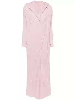 Teddy Cashmere кашемировый кардиган Amalfi крупной вязки, розовый