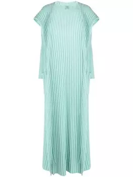 Teddy Cashmere кашемировый кардиган Amalfi крупной вязки, зеленый