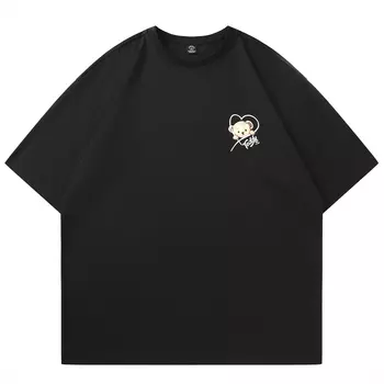 Teddy Collection Футболка унисекс Teddy Bear Collection, Черный (в комплекте со случайными брюками)