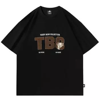 Teddy Collection Футболка унисекс Teddy Bear Collection, Упаковка из двух предметов (белый + горный хаки)