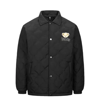 TEDDY College Series стеганая куртка унисекс Teddy Bear Collection, Ecru (Comes with A Random Branded Sweatshirt)