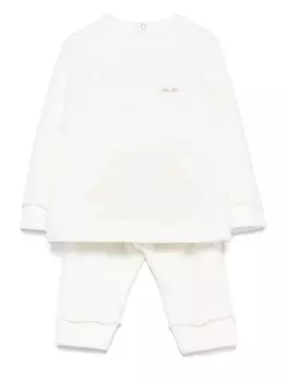 TEDDY & MINOU бархатный спортивный костюм, белый