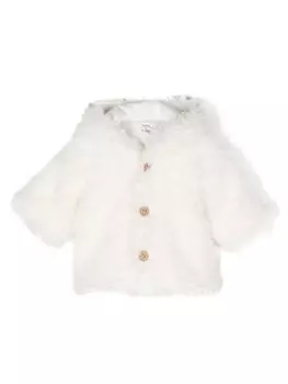 TEDDY & MINOU флисовая куртка, белый