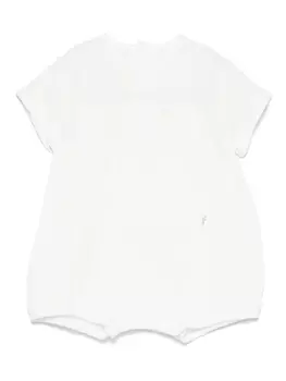 TEDDY & MINOU хлопковый комбинезон, белый