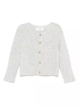 TEDDY & MINOU кардиган в рубчик, серый