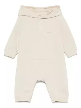 TEDDY & MINOU комбинезон с вышитым логотипом, нейтральный цвет