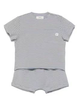 TEDDY & MINOU комплект из футболки и полосатых шортов, синий