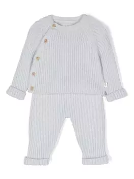 TEDDY & MINOU комплект из топа и брюк в рубчик, синий