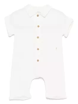 TEDDY & MINOU легкий ромпер, белый