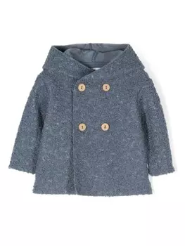TEDDY & MINOU пиджак из ткани букле, синий