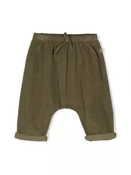 TEDDY & MINOU вельветовые брюки из органического хлопка, зеленый