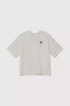 Tee детская хлопковая футболка adidas Originals, белый