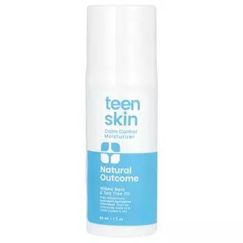 Teen Skin, Увлажняющий крем для контроля спокойствия, 1,7 унции (50 мл) Natural Outcome