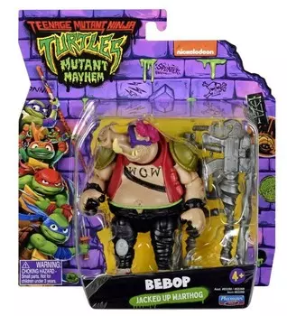 Teenage Mutant Ninja Turtles Movie Mutatnt Mayhem Базовая фигурка BEBOP BASIC ФИГУРА Wojownicze wie Ninja