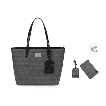 Teenie Weenie Сумка-шоппер из искусственной кожи, женская, светло-абрикосово-розовая