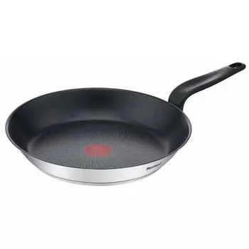 TEFAL E3090704 PRIMARY сковорода из нержавеющей стали с антипригарным покрытием, 30 см, совместимая с индукционной печью SEB, серый