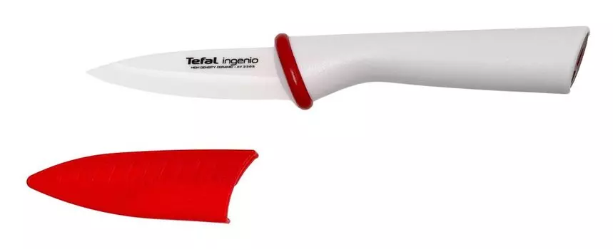 Tefal K1530314 Нож для фруктов и овощей 8 см | Керамическое лезвие