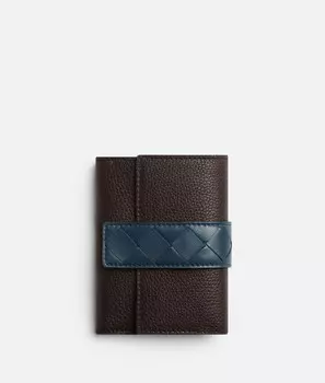 Тег тройной сложенный кошелек на молнии Bottega Veneta