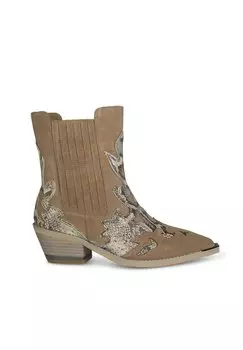 Техасские/байкерские ботинки Bordados Alma en Pena, цвет marrn claro