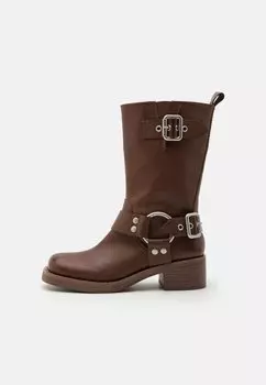 Техасские/байкерские ботинки En Route Steve Madden, коричневый