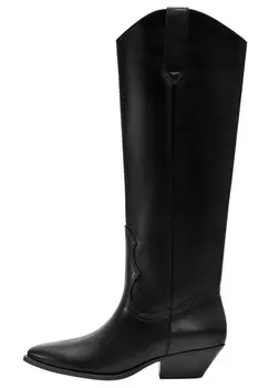 Техасские/байкерские ботинки PULL&BEAR, черные