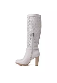 Техасские/байкерские ботинки Queen Helena, слоновая кость