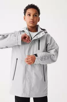 Техническая дождевик дождевик, устойчивый к воздействию дождя Baker By Ted Baker, серый