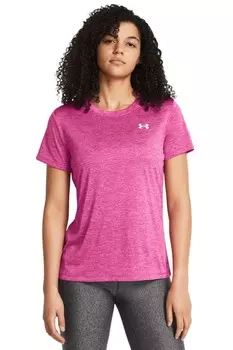 Техническая футболка с круглым вырезом и изюминкой Under Armour, розовый