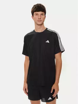 Техническая футболка стандартного кроя Adidas, черный