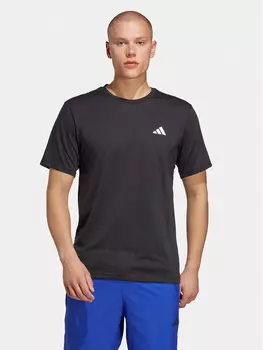 Техническая футболка стандартного кроя Adidas, черный