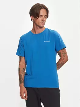 Техническая футболка стандартного кроя Columbia, синий