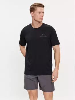Техническая футболка свободного кроя Under Armour, черный