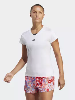 Техническая футболка узкого кроя Adidas, белый