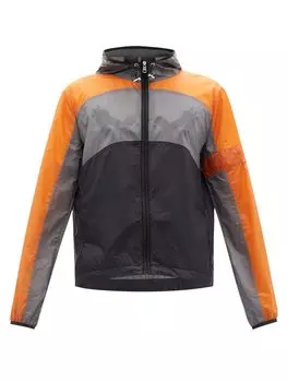 Техническая куртка clonophis с капюшоном и аппликацией в виде логотипа Moncler, черный
