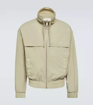 Техническая куртка на молнии Ami Paris, зеленый