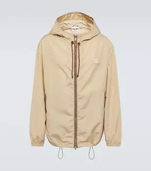 Техническая куртка с вышитым логотипом Miu Miu, Corda