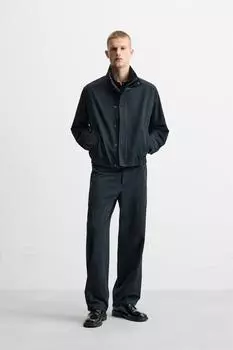 Техническая куртка ZARA, темно-синий