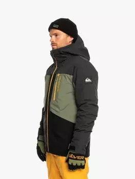 Техническая лыжная/зимняя куртка Dawson Quiksilver, настоящий черный/мульти