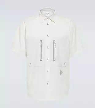 Техническая рубашка And Wander, белый